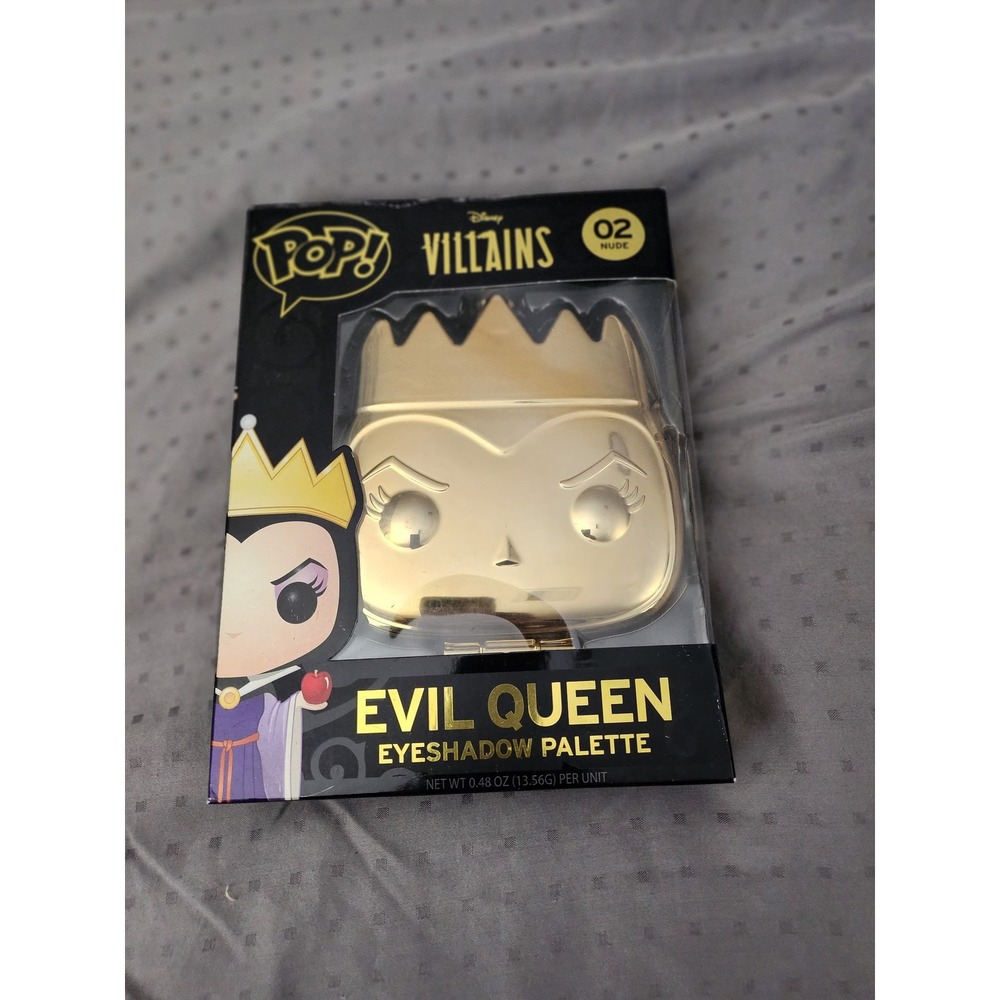 Disney Villains Funko Pop Evil Queen Eyeshadow Palette 02 Nude 12 Pan Makeup New